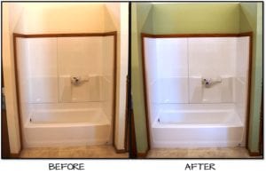 Before and After Bathtub Remodel