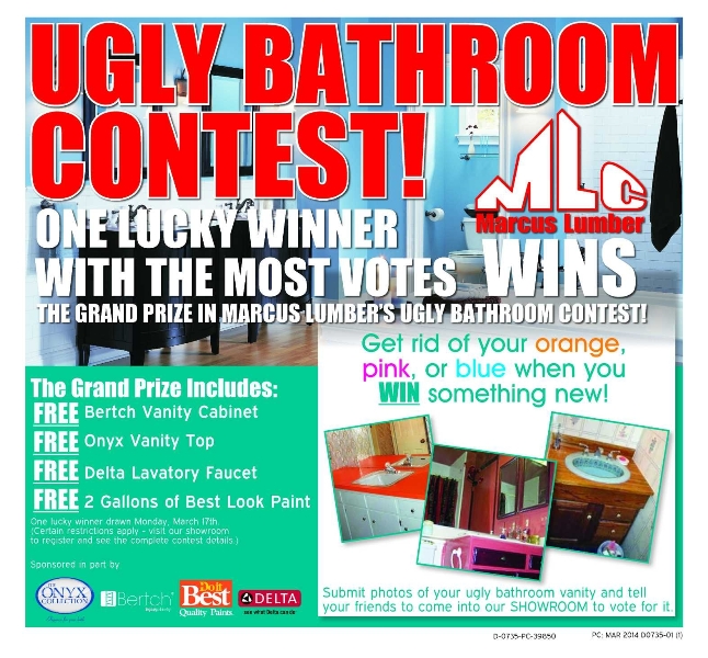 Marcus Lumber Ugly Bathroom Contest