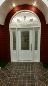White Exterior Door