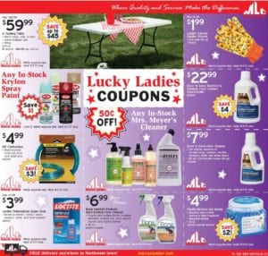 Marcus Lumber Lucky Ladies Coupons