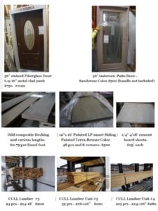 Windows and Doors for Sale