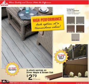 Marcus Lumber Decking Sale - High Performance Decking Option at a Tremendous Value