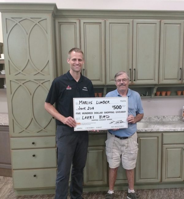 Marcus Lumber's 500 WINNERS! Marcus Lumber