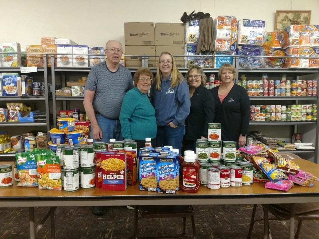 food pantry donation - Marcus Lumber